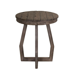 Liberty Furniture Hayden Way Chair Side Table in Gray image
