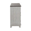 River Place Accent Server in Riverstone White & Tobacco image