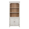 Farmhouse Reimagined Bookcase in Antique White image