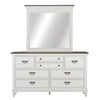 Allyson Park King Panel Bed, Dresser & Mirror