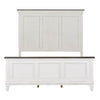 Liberty Furniture Allyson Park Full Panel Bed in Wirebrushed White