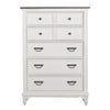 Allyson Park Queen Panel Bed, Dresser & Mirror, Chest