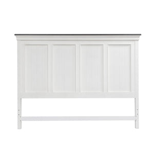 Liberty Furniture Allyson Park King Headboard Only in Wirebrushed White image