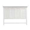 Liberty Furniture Allyson Park King Headboard Only in Wirebrushed White image