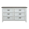 Liberty Furniture Allyson Park Drawer Dresser in White image