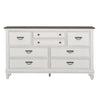 Allyson Park Drawer Dresser in Wirebrushed White image