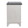Allyson Park 2 Drawer Nightstand with Charging Station in White