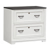 Allyson Park Bunching Lateral File Cabinet in Wirebrushed White image