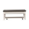 Allyson Park Rectangular Cocktail Table in Wirebrushed White image
