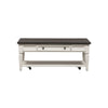 Liberty Allyson Park Rectangular Cocktail Table in Wirebrushed White image