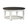 Allyson Park Round Cocktail Table in White image
