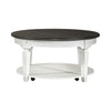 Allyson Park Round Cocktail Table in White image