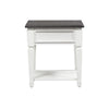 Liberty Allyson Park Drawer End Table in Wirebrushed White