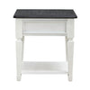 Allyson Park Drawer End Table in Wirebrushed White image