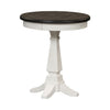 Allyson Park Chair Side Table in Wirebrushed White image