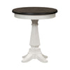 Allyson Park Chair Side Table in Wirebrushed White image