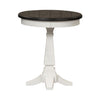 Allyson Park Chair Side Table in Wirebrushed White image