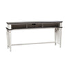 Allyson Park Console Bar Table in Wirebrushed White image