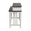 Allyson Park Console Bar Table in Wirebrushed White image