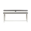 Allyson Park Console Bar Table in Wirebrushed White image