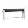 Allyson Park Console Bar Table in Wirebrushed White