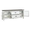 Liberty Furniture Allyson Park Entertainment TV Stand in Wirebrushed White