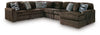 Midnight-Madness Sectional with Chaise