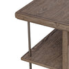 City Scape End Table in White Oak Veneers