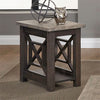 Heatherbrook Chair Side Table in Charcoal and Ash image