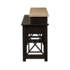 Heatherbrook Console Bar Table in Charcoal and Ash