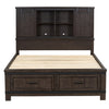 Thornwood Hills Bookcase Bed, Dresser & Mirror image