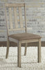 Liberty Furniture Sun Valley Slat Back Side Chair in Sandstone (RTA)