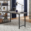 Tanners Creek Desk Top and End Panel in Greystone image