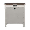 Ivy Hollow 3 Drawer Nightstand w/ Charging Station in Weathered Linen image