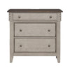 Ivy Hollow 3 Drawer Bedside Chest w/ Charging Station in Weathered Linen