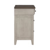 Ivy Hollow 3 Drawer Bedside Chest w/ Charging Station in Weathered Linen image
