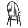 Hearthstone Ridge Windsor Back Arm Chair - Black image