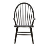 Hearthstone Ridge Windsor Back Arm Chair - Black image