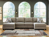 Newellen Sectional with Double Chaise - Ashton Home Furniture (GA)