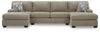 Newellen Sectional with Double Chaise - Ashton Home Furniture (GA)