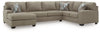 Newellen Sleeper Sectional with Chaise - Ashton Home Furniture (GA)