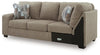 Newellen Sleeper Sectional with Chaise - Ashton Home Furniture (GA)