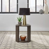 City View Round End Table in Coffee Bean image