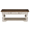 Morgan Creek Cocktail Table in Antique White