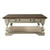 Morgan Creek Cocktail Table in Antique White