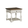 Morgan Creek End Table in Antique White image