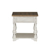 Morgan Creek End Table in Antique White image