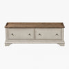 Morgan Creek Storage Hall Bench in Antique White
