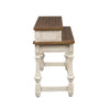 Liberty Morgan Creek Console Bar Table in Antique White