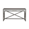 Liberty Furniture Palmetto Heights Writing Desk in Shell White/ Driftwood image